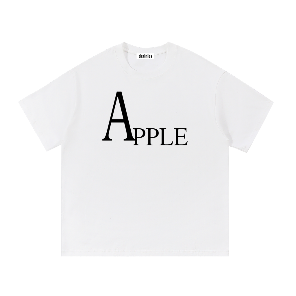 WHITE APPLE TEE