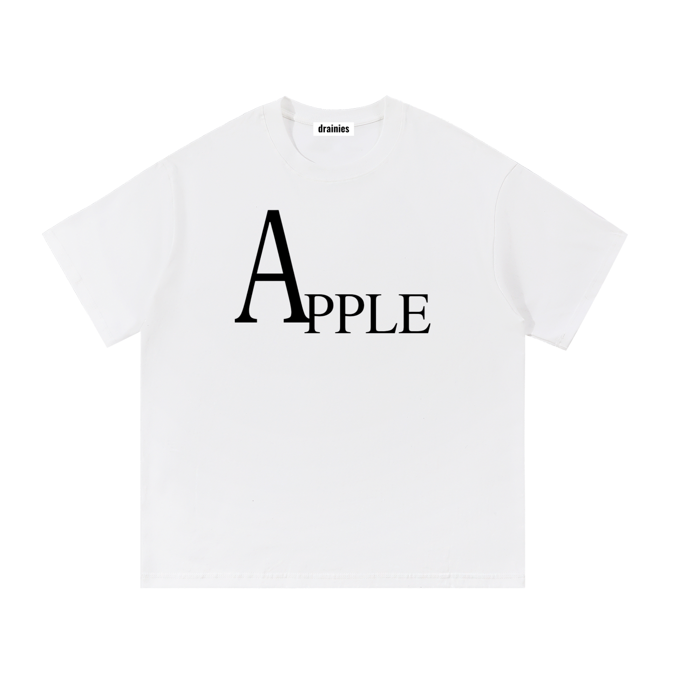 WHITE APPLE TEE