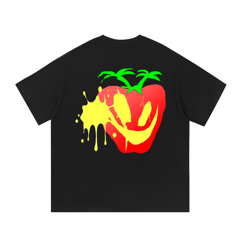 BLACK APPLE TEE